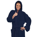 Terry Velour Hooded Robe (Color Embroidered)